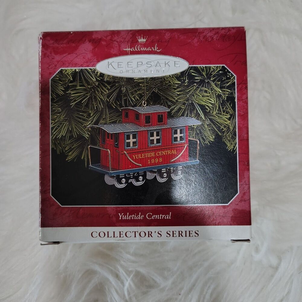 VTG 1998 Hallmark Yuletide Central Train Ornament